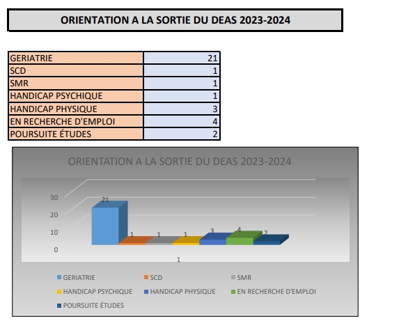 ORIENTATION A LA SORTIE DU DAES